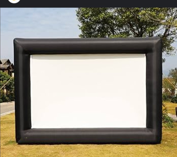 18 ft inflatable movie screen and projectkr