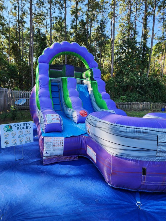Single lane slide